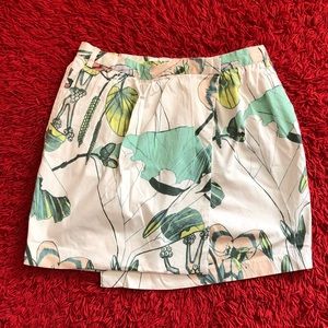 H&M multi-colored pleated skirt